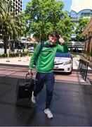 15  November 2017; Monaghan's Darren Hughes as he arrives to join the Ireland International Rules Squad at the Duxton Hotel, Perth, Australia Photo by Ray McManus/Sportsfile