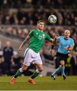 14 November 2017; Jeff Hendrick of Republic of Ireland during the FIFA 2018 World Cup Qualifier Play-off 2nd leg match between Republic of Ireland and Denmark at Aviva Stadium in Dublin. Photo by Seb Daly/Sportsfile