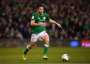 14 November 2017; Harry Arter of Republic of Ireland during the FIFA 2018 World Cup Qualifier Play-off 2nd leg match between Republic of Ireland and Denmark at Aviva Stadium in Dublin. Photo by Stephen McCarthy/Sportsfile
