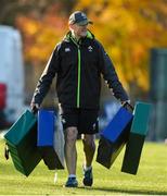 16 November 2017; Ireland head coach Joe Schmidt during Ireland rugby squad training at Carton House in Maynooth, Kildare. Photo by Matt Browne/Sportsfile