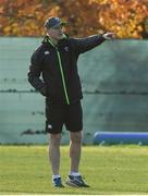 16 November 2017; Ireland head coach Joe Schmidt during Ireland rugby squad training at Carton House in Maynooth, Kildare. Photo by Matt Browne/Sportsfile