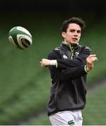 17 November 2017; Joey Carbery during the Ireland rugby captain's run at the Aviva Stadium in Dublin. Photo by Seb Daly/Sportsfile