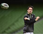 17 November 2017; Joey Carbery during the Ireland rugby captain's run at the Aviva Stadium in Dublin. Photo by Seb Daly/Sportsfile