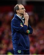 14 November 2017; Republic of Ireland manager Martin O'Neill during the FIFA 2018 World Cup Qualifier Play-off 2nd leg match between Republic of Ireland and Denmark at Aviva Stadium in Dublin. Photo by Ramsey Cardy/Sportsfile