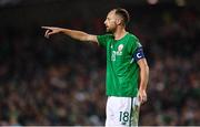 14 November 2017; David Meyler of Republic of Ireland during the FIFA 2018 World Cup Qualifier Play-off 2nd leg match between Republic of Ireland and Denmark at Aviva Stadium in Dublin. Photo by Ramsey Cardy/Sportsfile