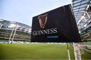 18 November 2017; A general view of a corner flag prior to the Guinness Series International match between Ireland and Fiji at the Aviva Stadium in Dublin. Photo by Seb Daly/Sportsfile