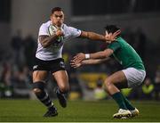 18 November 2017; Jale Vatubua of Fiji in action against Joey Carbery of Ireland during the Guinness Series International match between Ireland and Fiji at the Aviva Stadium in Dublin. Photo by Sam Barnes/Sportsfile