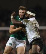 18 November 2017; Stuart McCloskey of Ireland is tackled by Levani Botia of Fiji during the Guinness Series International match between Ireland and Fiji at the Aviva Stadium in Dublin. Photo by Eóin Noonan/Sportsfile