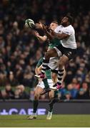 18 November 2017; Andrew Conway of Ireland in action against Timoci Nagusa of Fiji during the Guinness Series International match between Ireland and Fiji at the Aviva Stadium in Dublin. Photo by Seb Daly/Sportsfile