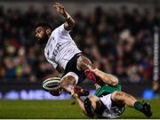 18 November 2017; Nikola Matawalu of Fiji is tackled by Andrew Conway of Ireland during the Guinness Series International match between Ireland and Fiji at the Aviva Stadium in Dublin. Photo by Sam Barnes/Sportsfile