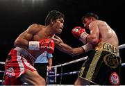 18 November 2017; Jamie Conlan, right, in action against Jerwin Ancajas during their IBF World super flyweight Title bout at the SSE Arena in Belfast. Photo by Ramsey Cardy/Sportsfile