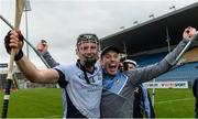 19 November 2017; Na Piarsaigh players Kevin Downes, left, and Shane Dowling celebrate after the AIB Munster GAA Hurling Senior Club Championship Final match between Na Piarsaigh and Ballygunner at Semple Stadium in Thurles, Co Tipperary. Photo by Piaras Ó Mídheach/Sportsfile