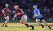 19 November 2017; Johnny Coen of Galway in action against Cian Mac Gabhann of Dublin during the AIG Super 11's Fenway Classic Semi-Final match between Dublin and Galway at Fenway Park in Boston, MA, USA. Photo by Brendan Moran/Sportsfile