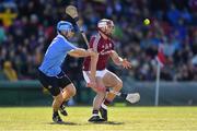 19 November 2017; Shane Moloney of Galway in action against Eanna Boland of Dublin during the AIG Super 11's Fenway Classic Semi-Final match between Dublin and Galway at Fenway Park in Boston, MA, USA. Photo by Brendan Moran/Sportsfile