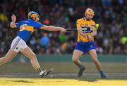 19 November 2017; Daragh Corry of Clare in action against Brendan Maher of Tipperary during the AIG Super 11's Fenway Classic Semi-Final match between Clare and Tipperary at Fenway Park in Boston, MA, USA. Photo by Brendan Moran/Sportsfile