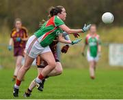 19 November 2017; Erina Flannery of Carnacon during the All-Ireland Ladies Football Senior Club Championship Semi-Final match between St Macartan's and Carnacon at Fr. Hackett Park in Augher, Tyrone. Photo by Oliver McVeigh/Sportsfile