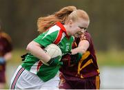 19 November 2017; Aoife Brennan of Carnacon during the All-Ireland Ladies Football Senior Club Championship Semi-Final match between St Macartan's and Carnacon at Fr. Hackett Park in Augher, Tyrone. Photo by Oliver McVeigh/Sportsfile
