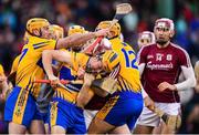 19 November 2017; Players from both sides get involved during the AIG Super 11's Fenway Classic Final match between Clare and Galway at Fenway Park in Boston, MA, USA. Photo by Brendan Moran/Sportsfile