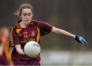 19 November 2017; Chloe McCaffrey of St Macartan's during the All-Ireland Ladies Football Senior Club Championship Semi-Final match between St Macartan's and Carnacon at Fr. Hackett Park in Augher, Tyrone. Photo by Oliver McVeigh/Sportsfile
