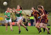 19 November 2017; Amy Dowling of Carnacon during the All-Ireland Ladies Football Senior Club Championship Semi-Final match between St Macartan's and Carnacon at Fr. Hackett Park in Augher, Tyrone. Photo by Oliver McVeigh/Sportsfile