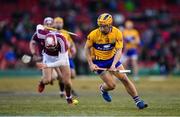 19 November 2017; Andrew Fahy of Clare in action against Jason Flynn of Galway during the Players Champions Cup after the AIG Super 11's Fenway Classic Final match between Clare and Galway at Fenway Park in Boston, MA, USA. Photo by Brendan Moran/Sportsfile