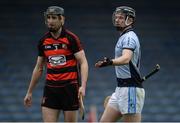 19 November 2017; Barry Coughlan of Ballygunner and Kevin Downes of Na Piarsaigh during the AIB Munster GAA Hurling Senior Club Championship Final match between Na Piarsaigh and Ballygunner at Semple Stadium in Thurles, Co Tipperary. Photo by Piaras Ó Mídheach/Sportsfile