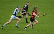 19 November 2017; Shane O'Sullivan of Ballygunner in action against William O'Donoghue of Na Piarsaigh as referee Rory McGann looks on during the AIB Munster GAA Hurling Senior Club Championship Final match between Na Piarsaigh and Ballygunner at Semple Stadium in Thurles, Co Tipperary. Photo by Piaras Ó Mídheach/Sportsfile