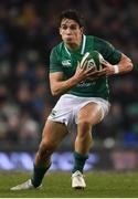 18 November 2017; Joey Carbery of Ireland during the Guinness Series International match between Ireland and Fiji at the Aviva Stadium in Dublin. Photo by Eóin Noonan/Sportsfile