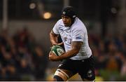 18 November 2017; Akapusi Qera of Fiji during the Guinness Series International match between Ireland and Fiji at the Aviva Stadium in Dublin. Photo by Sam Barnes/Sportsfile