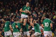 18 November 2017; Devin Toner of Ireland during the Guinness Series International match between Ireland and Fiji at the Aviva Stadium in Dublin. Photo by Sam Barnes/Sportsfile