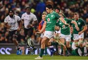 18 November 2017; Joey Carbery of Ireland during the Guinness Series International match between Ireland and Fiji at the Aviva Stadium in Dublin. Photo by Sam Barnes/Sportsfile