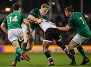 18 November 2017; Talemaitoga Tuapati of Fiji is tackled by James Tracy of Ireland during the Guinness Series International match between Ireland and Fiji at the Aviva Stadium in Dublin. Photo by Sam Barnes/Sportsfile