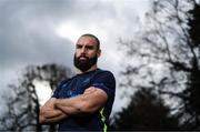 20 November 2017; Scott Fardy poses for a portrait following a Leinster rugby press conference at Leinster Rugby Headquarters in Dublin. Photo by Ramsey Cardy/Sportsfile