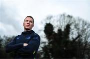20 November 2017; Rory O'Loughlin poses for a portrait following a Leinster rugby press conference at Leinster Rugby Headquarters in Dublin. Photo by Ramsey Cardy/Sportsfile
