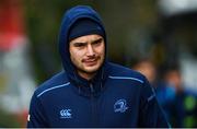 20 November 2017; James Lowe arrives for Leinster rugby squad training at Leinster Rugby Headquarters in Dublin. Photo by Ramsey Cardy/Sportsfile