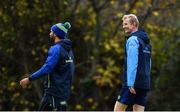 20 November 2017; Leinster head coach Leo Cullen, right, and Isa Nacewa during Leinster rugby squad training at Leinster Rugby Headquarters in Dublin. Photo by Ramsey Cardy/Sportsfile