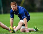 20 November 2017; Peadar Timmins during Leinster rugby squad training at Leinster Rugby Headquarters in Dublin. Photo by Ramsey Cardy/Sportsfile