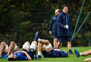 20 November 2017; Leinster head of athletic performance Charlie Higgins during Leinster rugby squad training at Leinster Rugby Headquarters in Dublin. Photo by Ramsey Cardy/Sportsfile
