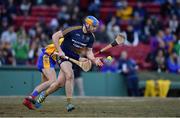 19 November 2017; Daragh Mooney of Tipperary in action against Bobby Duggan of Clare during the AIG Super 11's Fenway Classic Semi-Final match between Clare and Tipperary at Fenway Park in Boston, MA, USA. Photo by Brendan Moran/Sportsfile