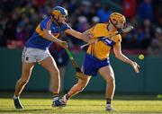 19 November 2017; Shane O’Donnell of Clare in action against Alan Flynn of Tipperary during the AIG Super 11's Fenway Classic Semi-Final match between Clare and Tipperary at Fenway Park in Boston, MA, USA. Photo by Brendan Moran/Sportsfile