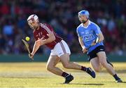 19 November 2017; Johnny Coen of Galway in action against Cian Mac Gabhann of Dublin during the AIG Super 11's Fenway Classic Semi-Final match between Dublin and Galway at Fenway Park in Boston, MA, USA. Photo by Brendan Moran/Sportsfile