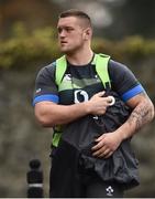 21 November 2017; Andrew Porter arrives prior to Ireland rugby squad training at Carton House in Maynooth, Co Kildare. Photo by Seb Daly/Sportsfile