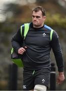21 November 2017; Rhys Ruddock arrives prior to Ireland rugby squad training at Carton House in Maynooth, Co Kildare. Photo by Seb Daly/Sportsfile