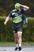 21 November 2017; Jack Conan arrives prior to Ireland rugby squad training at Carton House in Maynooth, Co Kildare. Photo by Seb Daly/Sportsfile