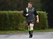 21 November 2017; Tadhg Furlong arrives prior to Ireland rugby squad training at Carton House in Maynooth, Co Kildare. Photo by Seb Daly/Sportsfile
