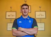 21 November 2017; Ian Keatley poses for a portrait following an Ireland rugby press conference at Carton House in Maynooth, Kildare. Photo by Seb Daly/Sportsfile