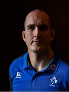 21 November 2017; Devin Toner poses for a portrait following an Ireland rugby press conference at Carton House in Maynooth, Kildare. Photo by Seb Daly/Sportsfile
