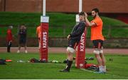 21 November 2017; Jack O'Donoghue, left, and Jean Kleyn of Munster during Munster Rugby Squad Training at the University of Limerick in Limerick. Photo by Aaron Greene/Sportsfile