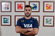 21 November 2017; Martin Landajo poses for a portrait following an Argentina Rugby press conference at the Conrad Hotel in Dublin. Photo by David Fitzgerald/Sportsfile