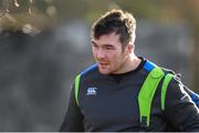 23 November 2017; Peter O'Mahony arrives for Ireland rugby squad training at Carton House in Maynooth, Kildare. Photo by Stephen McCarthy/Sportsfile